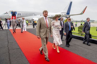 La reine Maxima et le roi Willem-Alexander des Pays-Bas arrivent à Yogyakarta, le 11 mars 2020