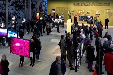 Vernissage de l'exposition "Claudia Andujar. La lutte Yanomami" à la Fondation Cartier pour l’art contemporain 