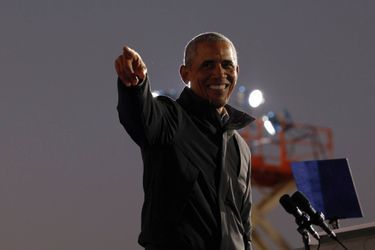 Barack Obama à Detroit, dans le Michigan, le 31 octobre 2020.