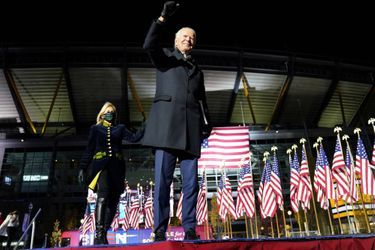 Joe Biden à Pittsburgh, en Pennsylvanie, le 2 novembre 2020.