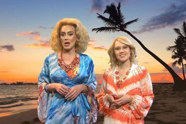 Adele et Kate McKinnon dans l'émission «Saturday Night Live» diffusée le 24 octobre 2020