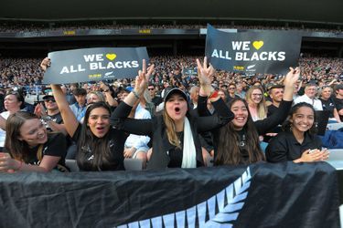Le stade de l&#039;Eden Park, à Auckland, était plein pour le match opposant les All Blacks aux Wallabies, le 18 octobre 2020.