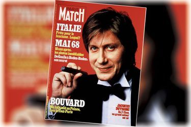 « Jacques Dutronc : en deux films, un grand acteur est né » - couverture du Paris Match n°1510, daté du 5 mai 1978.