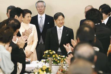 L&#039;empereur Naruhito et l&#039;impératrice Masako du Japon au Palais impérial à Tokyo, le 23 février 2020