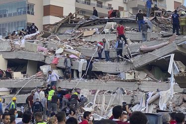 Izmir, troisième plus grande ville de Turquie, frappée par le séisme.