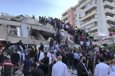 Izmir, troisième plus grande ville de Turquie, frappée par le séisme.