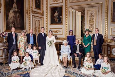 L'une des photos officielles du mariage de la princesse Eugenie d'York et de Jack Brooksbank, le 12 octobre 2018