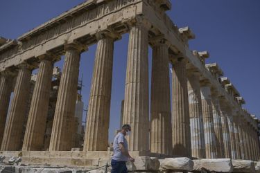 L'Acropole d'Athènes, lundi 18 mai 2020.