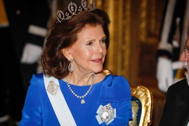 La reine Silvia de Suède à Stockholm, le 11 décembre 2019