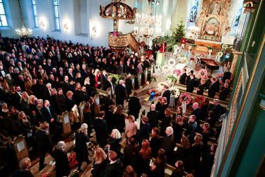 Les obsèques d'Ari Behn en la cathédrale d'Oslo, le 3 janvier 2019