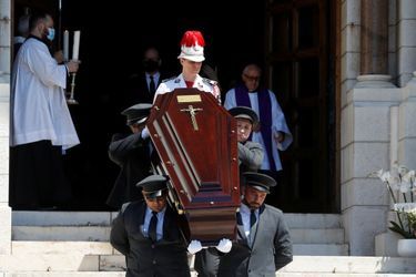 Les obsèques de la baronne Elizabeth-Ann de Massy à Monaco, le 17 juin 2020