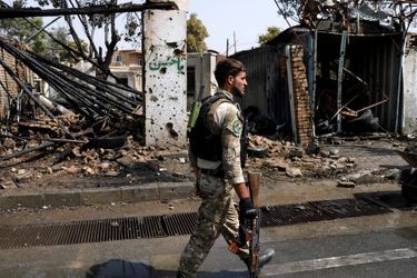 Une attaque a visé le convoi du vice-président Amrullah Saleh à Kaboul, en Afghanistan, le 9 septembre 2020.