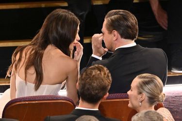 Camila Morrone et Leonardo DiCaprio lors des Oscars à Los Angeles le 9 février 2020
