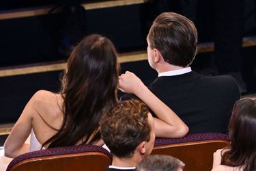 Camila Morrone et Leonardo DiCaprio lors des Oscars à Los Angeles le 9 février 2020