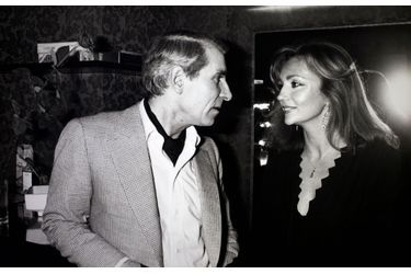 Jean Poiret et Caroline Cellier en février 1980.