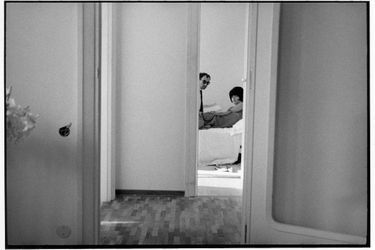 Jean-Luc Godard et Brigitte Bardot sur le tournage du «Mépris».