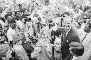 Jill et Joe Biden, en 1987.