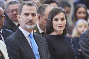Le roi Felipe VI d&#039;Espagne et la reine Letizia à Madrid, le 17 février 2020