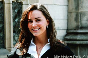 Kate Middleton lors de la cérémonie de remise des diplômes à l’université de St Andrews, en Ecosse, en juin 2005.