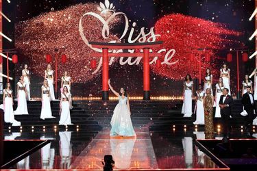 Vaimalama Chaves lors de la soirée de Miss France 2020.