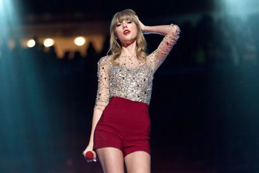 Taylor Swift lors du concert Z100&#039;s Jingle Ball à New York le 7 décembre 2012 