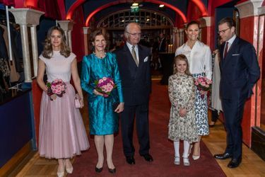 La famille royale de Suède à Stockholm, le 13 février 2020
