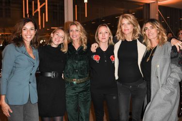 Aure Atika, Ludivine Sagnier, Alexandra Lamy, Audrey Lamy Enceinte, Alice Taglioni et Mademoiselle Agnès lors des Bold Woman Awards à Paris le jeudi 14 novembre 2019. 