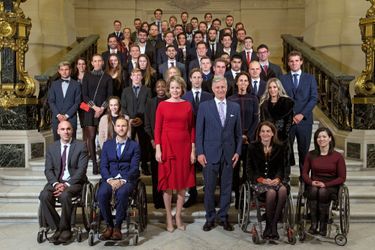 La reine Mathilde de Belgique et le roi des Belges Philippe à Bruxelles, le 7 novembre 2019