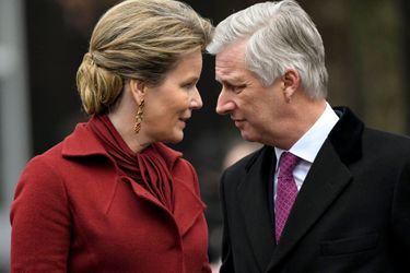 La reine Mathilde et le roi des Belges Philippe à New York, le 11 février 2020