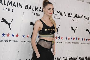 Cara Delevingne lors de la soirée PUMA x Balmain à Los Angeles le jeudi 21 novembre 2019.