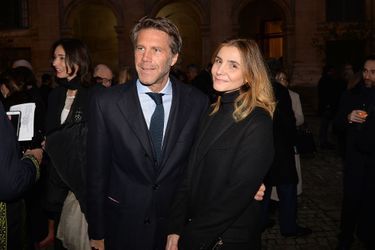 Emmanuel-Philibert de Savoie et Clotilde Courau à l'Académie des Beaux-Arts à Paris le 6 février 2020