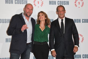François Damiens, Alix Poisson et Vincent Lindon à l&#039;avant-première du film «Mon Cousin» au Grand Rex à Paris le 28 septembre 2020