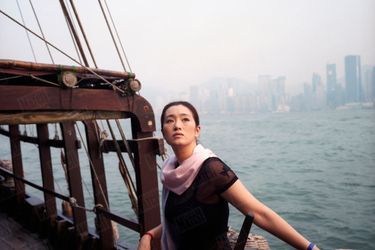 Gong Li à Hong Kong en 1999.