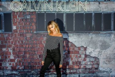 Hailey Bieber à la soirée Calvin Klein à Berlin, le 20 novembre 2019.