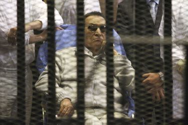 Hosni Moubarak en avril 2013.