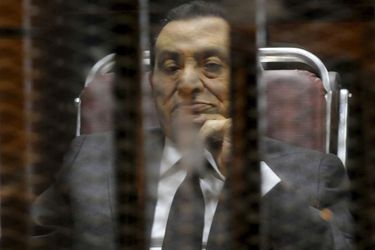 Hosni Moubarak en mai 2014.