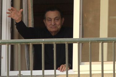 Hosni Moubarak en mai 2015.