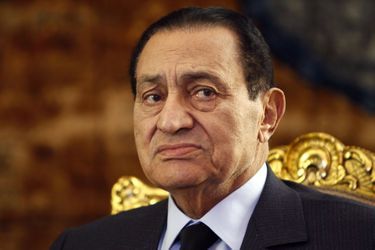 Hosni Moubarak en octobre 2010.