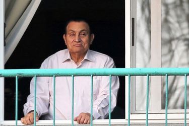 Hosni Moubarak en octobre 2016.