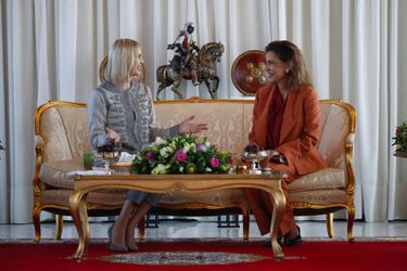 Ivanka Trump reçue par Lalla Meryem du Maroc à Rabat, le 6 novembre 2019.