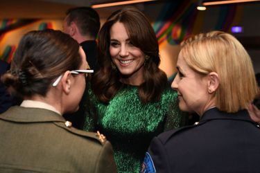 Kate Middleton lors d'une soirée organisée dans les entrepôts de la marque de bière Guinness  à Dublin le 3 mars 2020. 