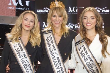 Leonie Charlotte von Hase, Miss Germany 2020 et ses deux dauphines. 