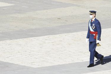 Le roi Felipe VI d'Espagne à Madrid, le 12 octobre 2020