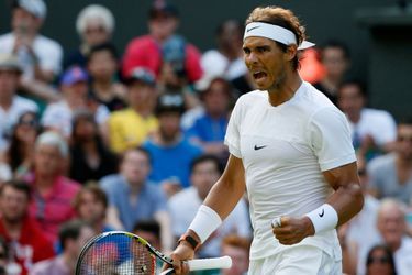 Rafael Nadal à Wimbledon en 2015.