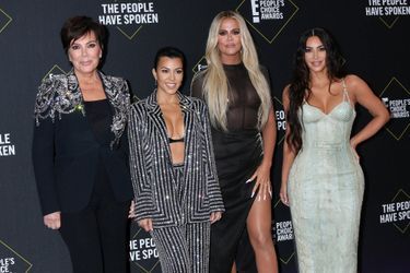 Les Kardashian à la 45ème cérémonie des People&#039;s Choice Awards, à Santa Monica (Californie), le 10 novembre 2019.