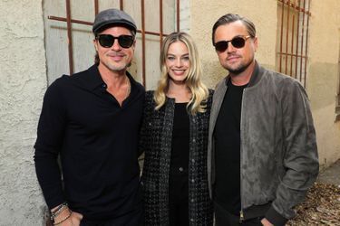 Brad Pitt, Leonardo DiCaprio et Margot Robbie.
