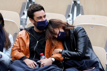 Valentin Leonard et Rachel Legrain-Trapani à Roland-Garros le 3 octobre 2020