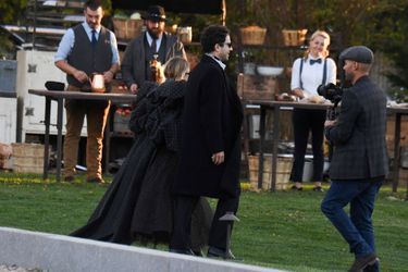 Ashley Olsen et Louis Eisner lors du mariage de Jennifer Lawrence et Cooke Maroney à Rhode Island le dimanche 22 octobre 2019. 