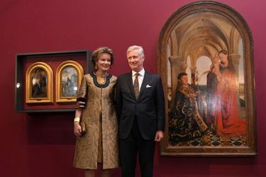 La reine Mathilde et le roi des Belges Philippe, le 30 janvier 2020 à Gand