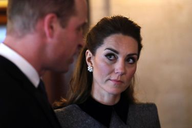 Kate Middleton et le prince William à Londres le 27 janvier 2020